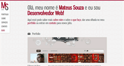 Desktop Screenshot of mateussouzaweb.com